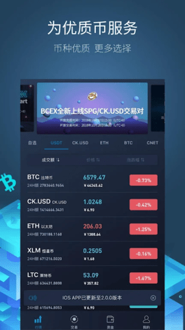 BCEX交易平台app 2.2.1 安卓版